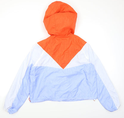 Divided Womens Blue   Rain Coat Jacket Size 14