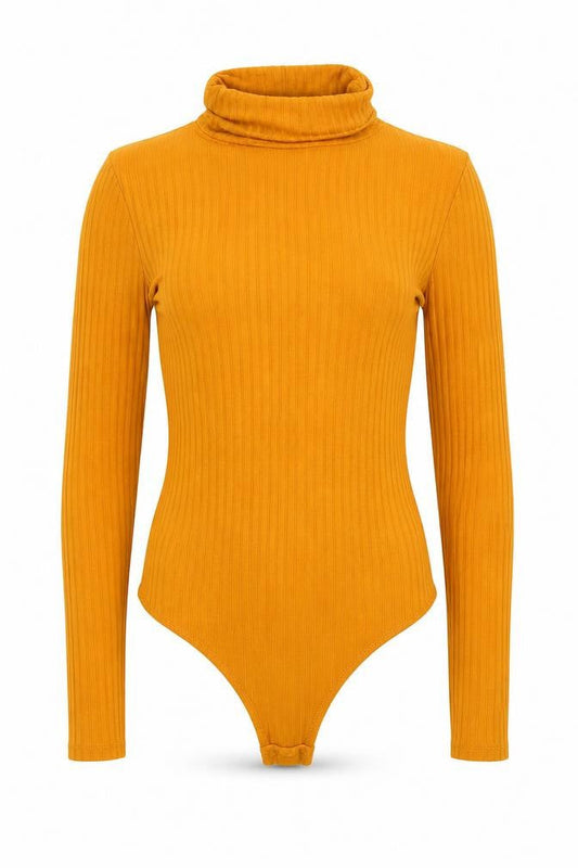 Womens UK Size XS Primark One-Piece Yellow Bodysuit