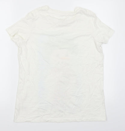 NEXT Mens White    T-Shirt Size M  - Snowman