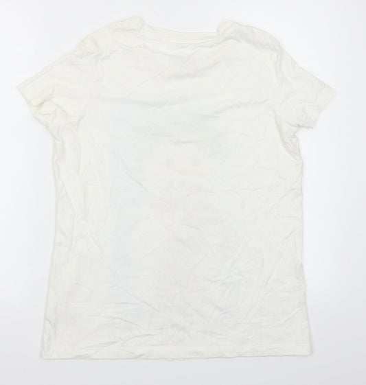 NEXT Mens White    T-Shirt Size M  - Snowman