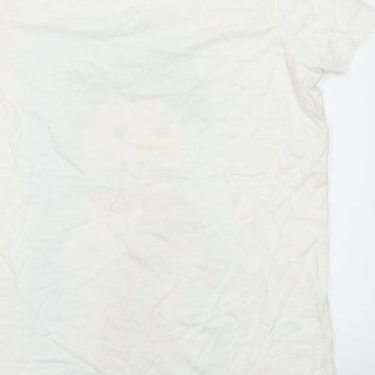 NEXT Mens White    T-Shirt Size M  - Snowman