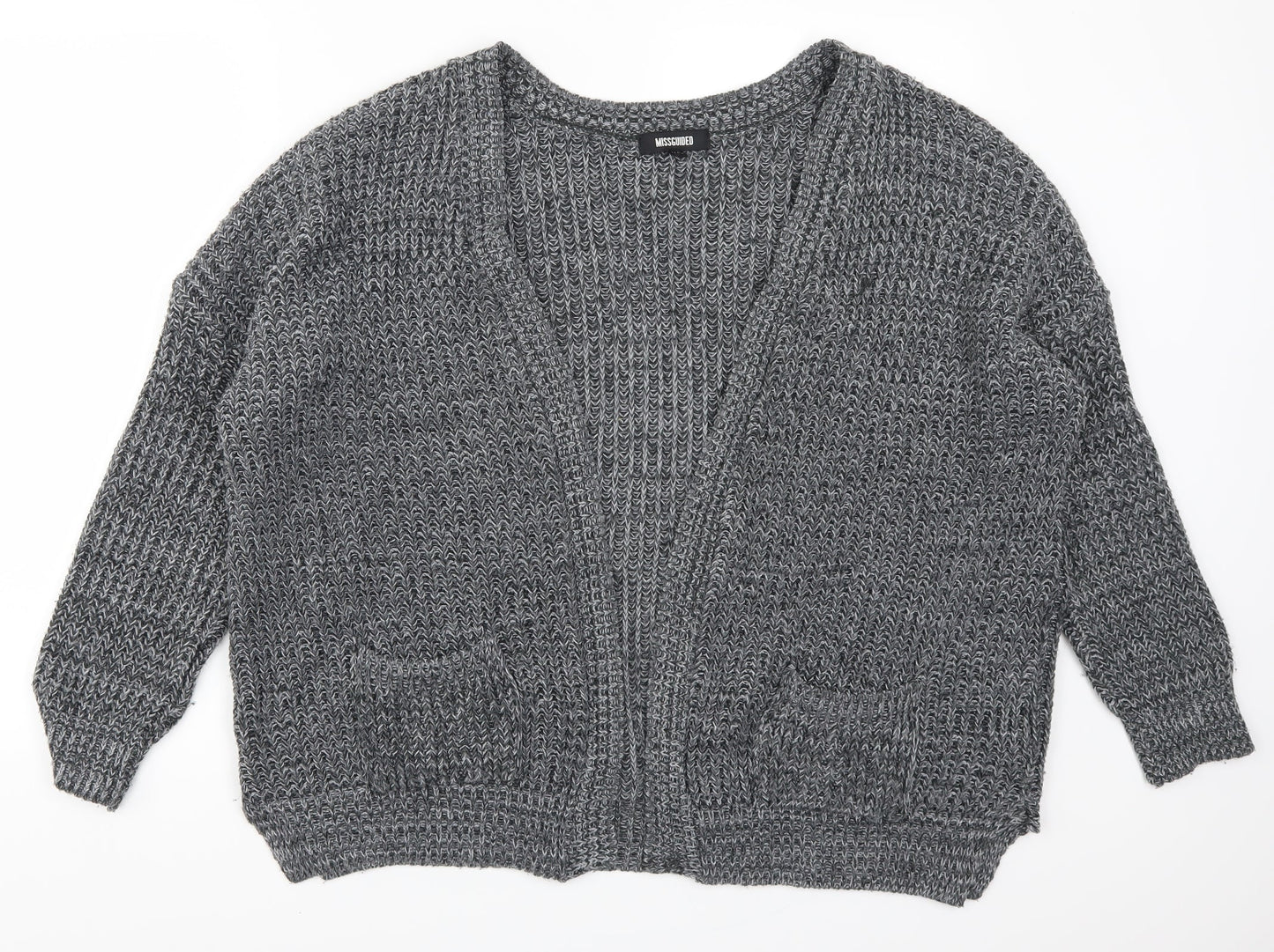 Missguided Womens Black   Cardigan Jumper Size M