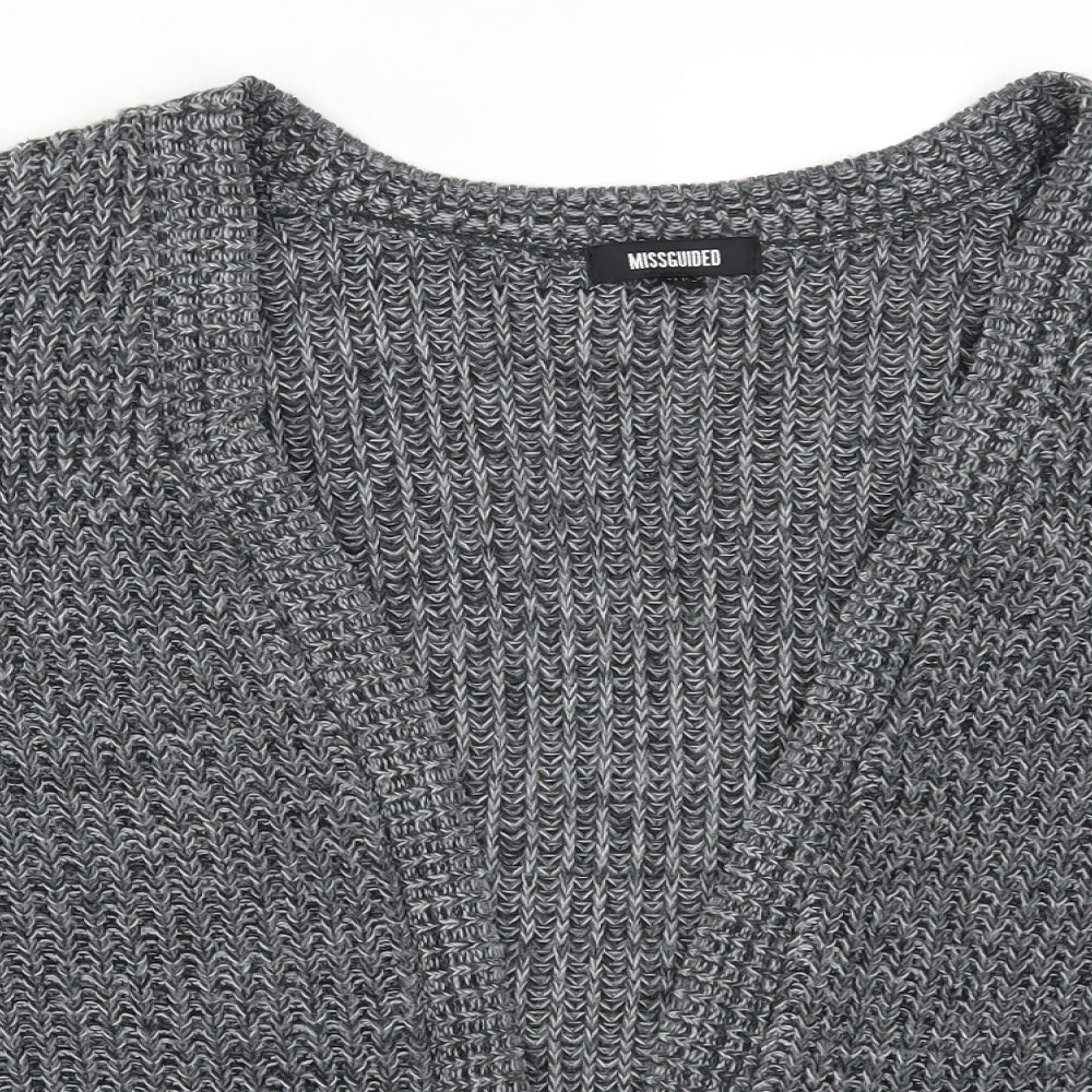 Missguided Womens Black   Cardigan Jumper Size M