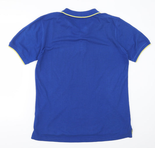 Brave Soul Mens Blue    Polo Size L