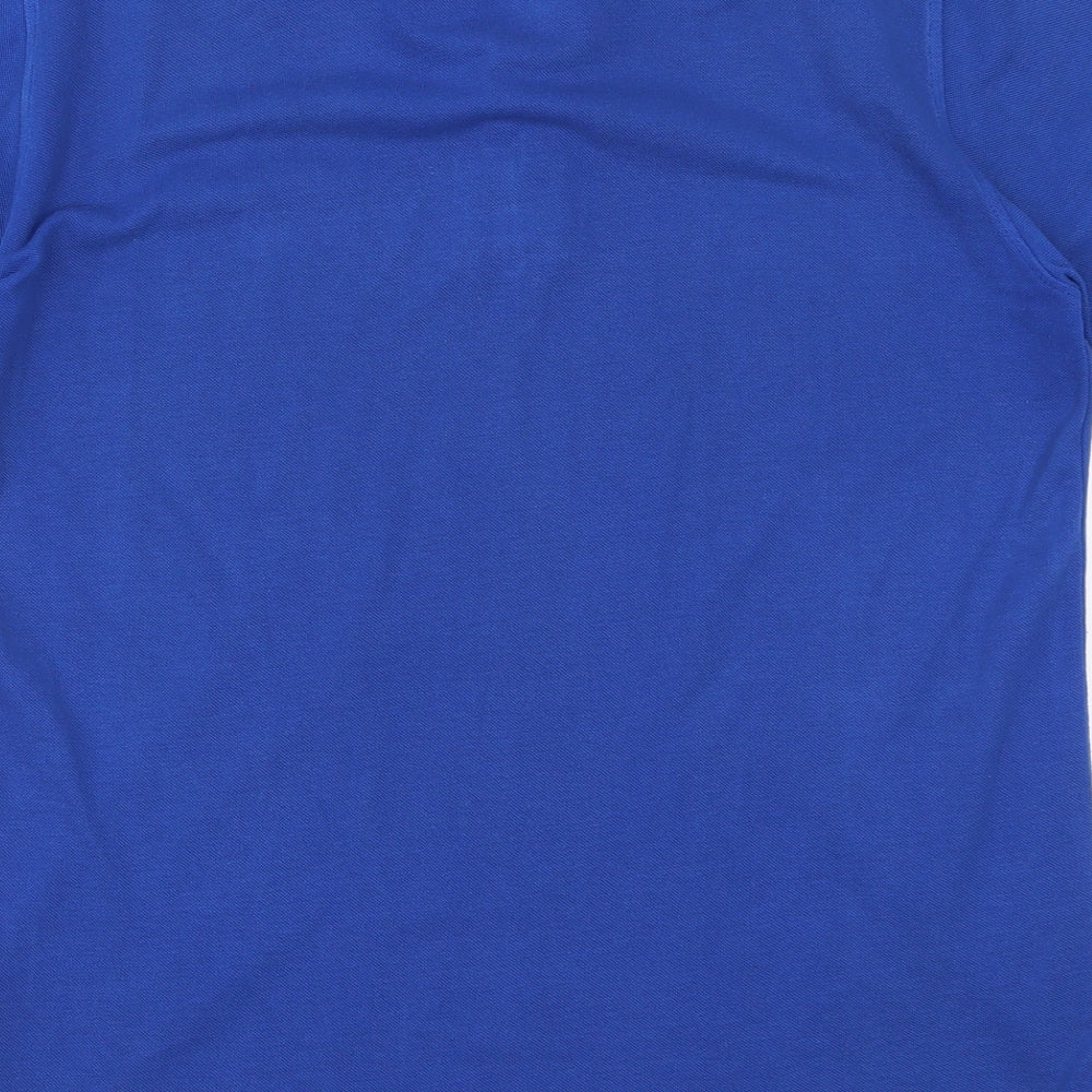 Brave Soul Mens Blue    Polo Size L