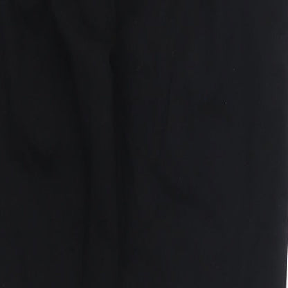 F&F Womens Black   Trousers  Size 10 L25 in