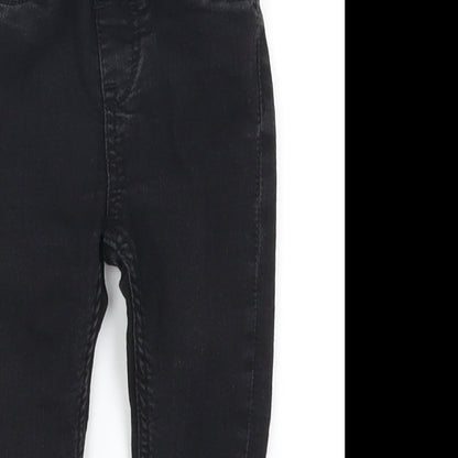 H&M Baby Black  Denim Capri Jeans Size 12-18 Months