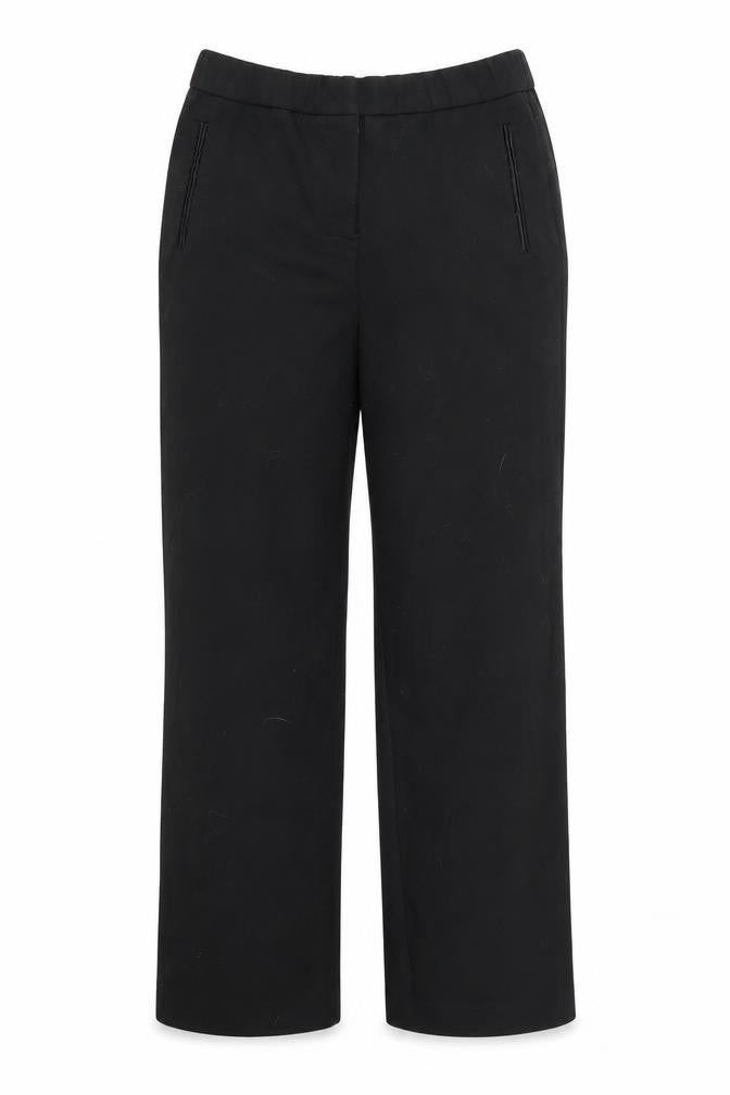 Womens UK Size 12 Magi Regular Fit Dress Pants Black Trousers