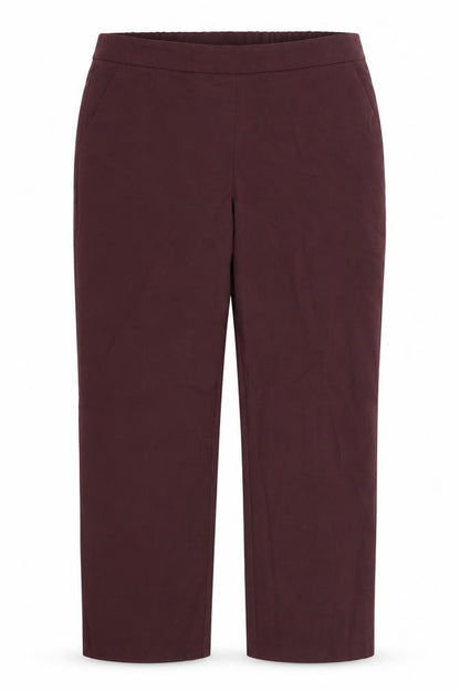 Marks & Spencer Womens Brown  Rayon Dress Pants Trousers Size 14 L26 in