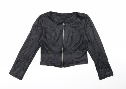 Womens UK Size L Preworn Black Jacket