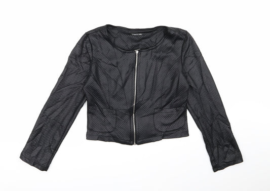 Womens UK Size L Preworn Black Jacket