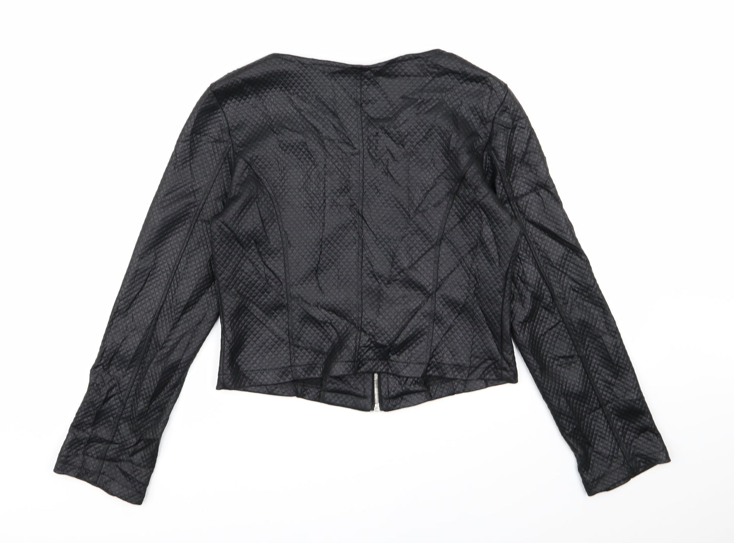 Womens UK Size L Preworn Black Jacket