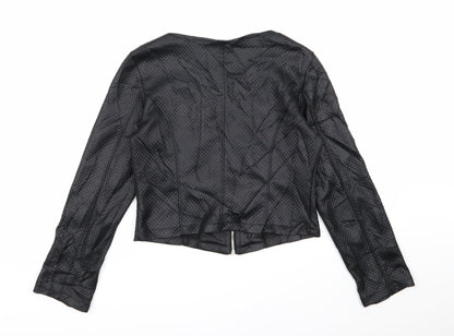 Womens UK Size L Preworn Black Jacket