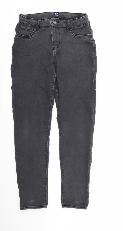 Gap Womens Grey  Denim Skinny Jeans Size 14 L25 in