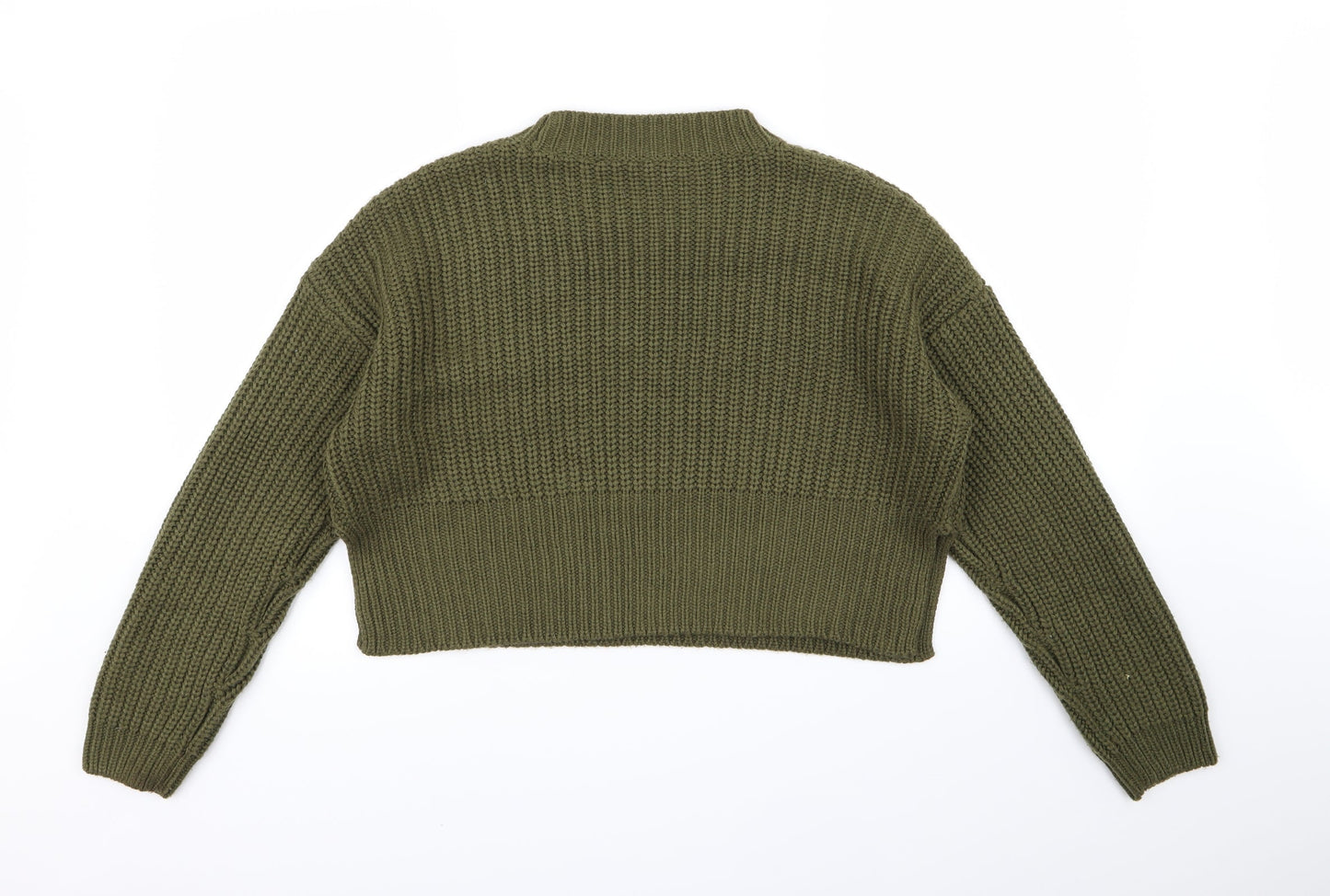 New Look Girls Green  Knit Pullover Jumper Size 14-15 Years