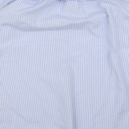 Missguided Womens Blue Striped  A-Line  Size 10