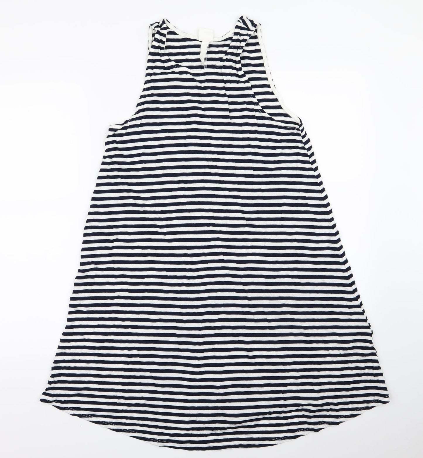 H&M Womens White Striped  A-Line  Size S