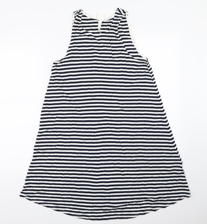 H&M Womens White Striped  A-Line  Size S