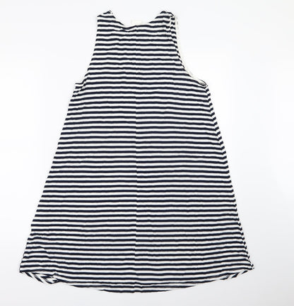 H&M Womens White Striped  A-Line  Size S