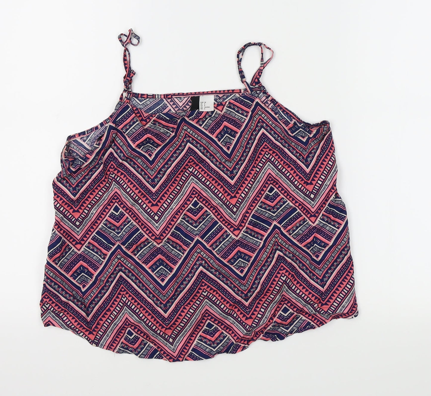 Womens UK Size 12 Divided by H&M Multicoloured Camisole Tank