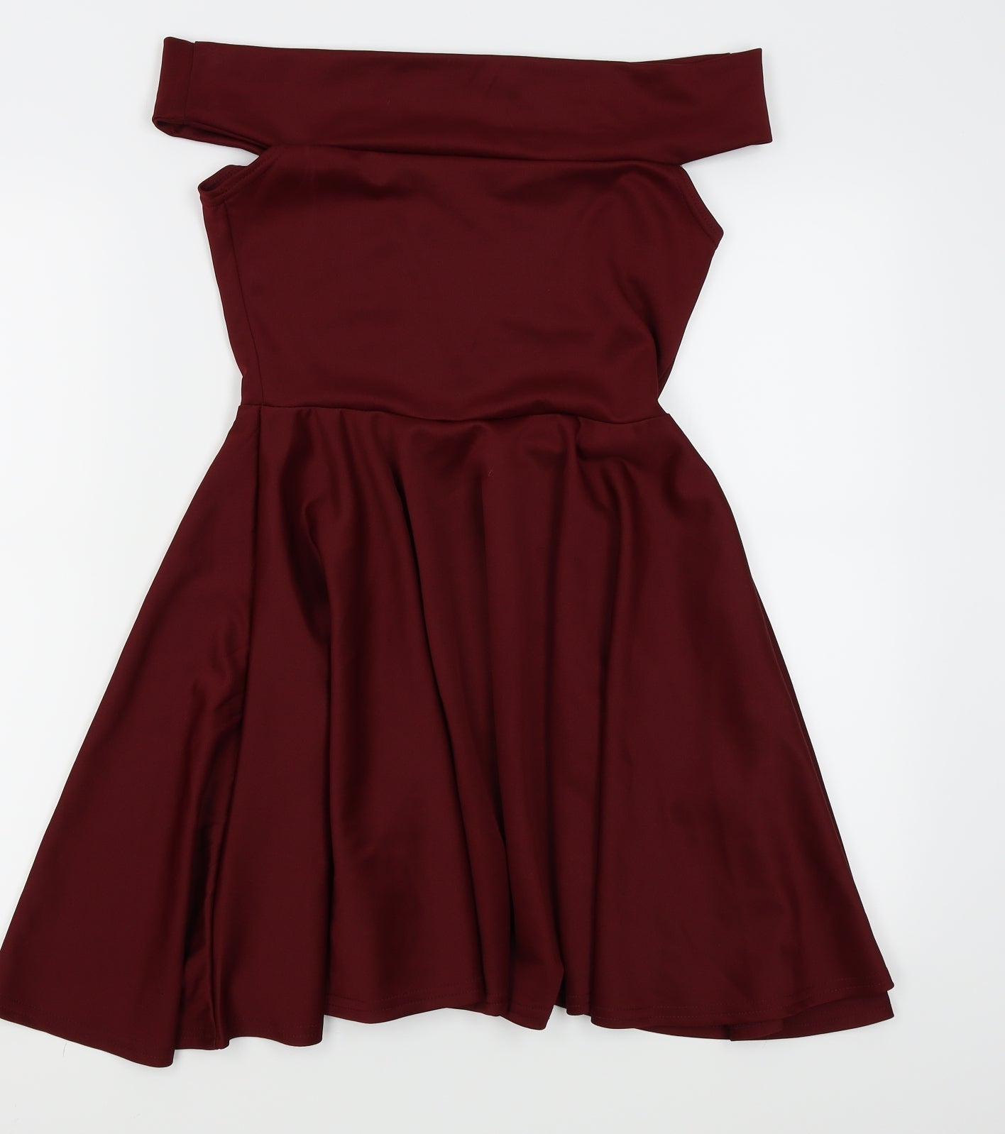 Boohoo Womens Purple   Fit & Flare  Size 10