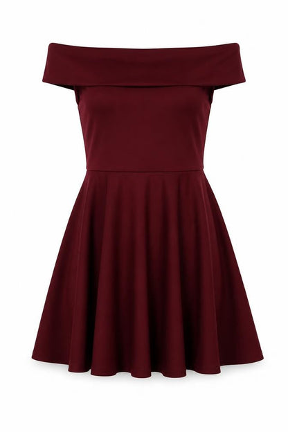Boohoo Womens Purple   Fit & Flare  Size 10