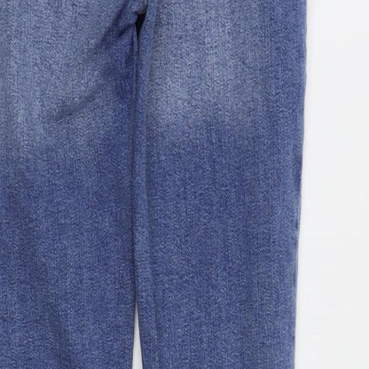 New Look Womens Blue   Skinny Jeans Size 8 L26 in - ripped jeans