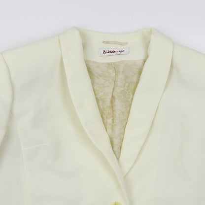 Kaleidoscope Womens White   Jacket Blazer Size 18