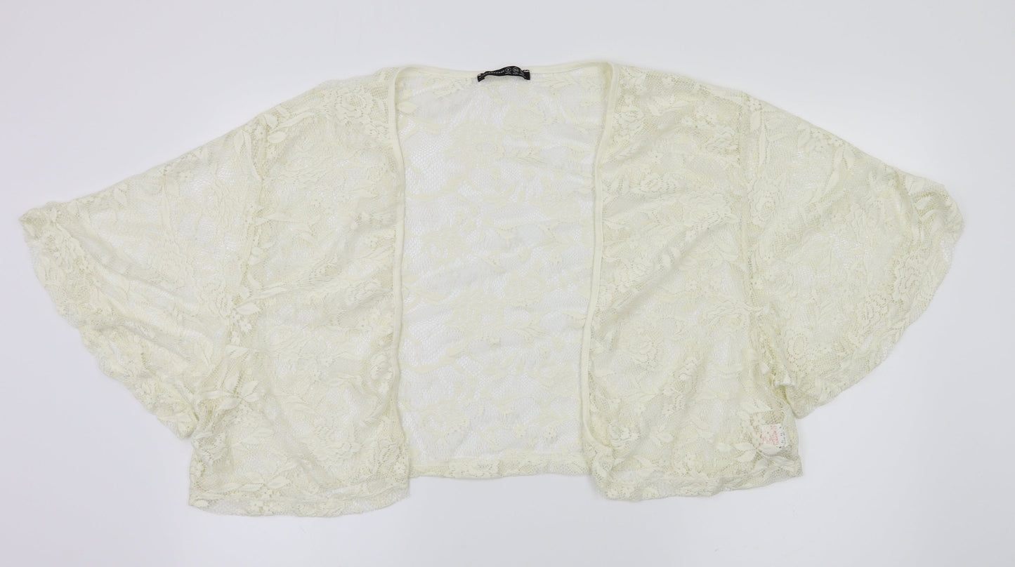Primark Womens Ivory   Cardigan Jumper Size 6
