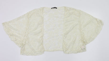Primark Womens Ivory   Cardigan Jumper Size 6