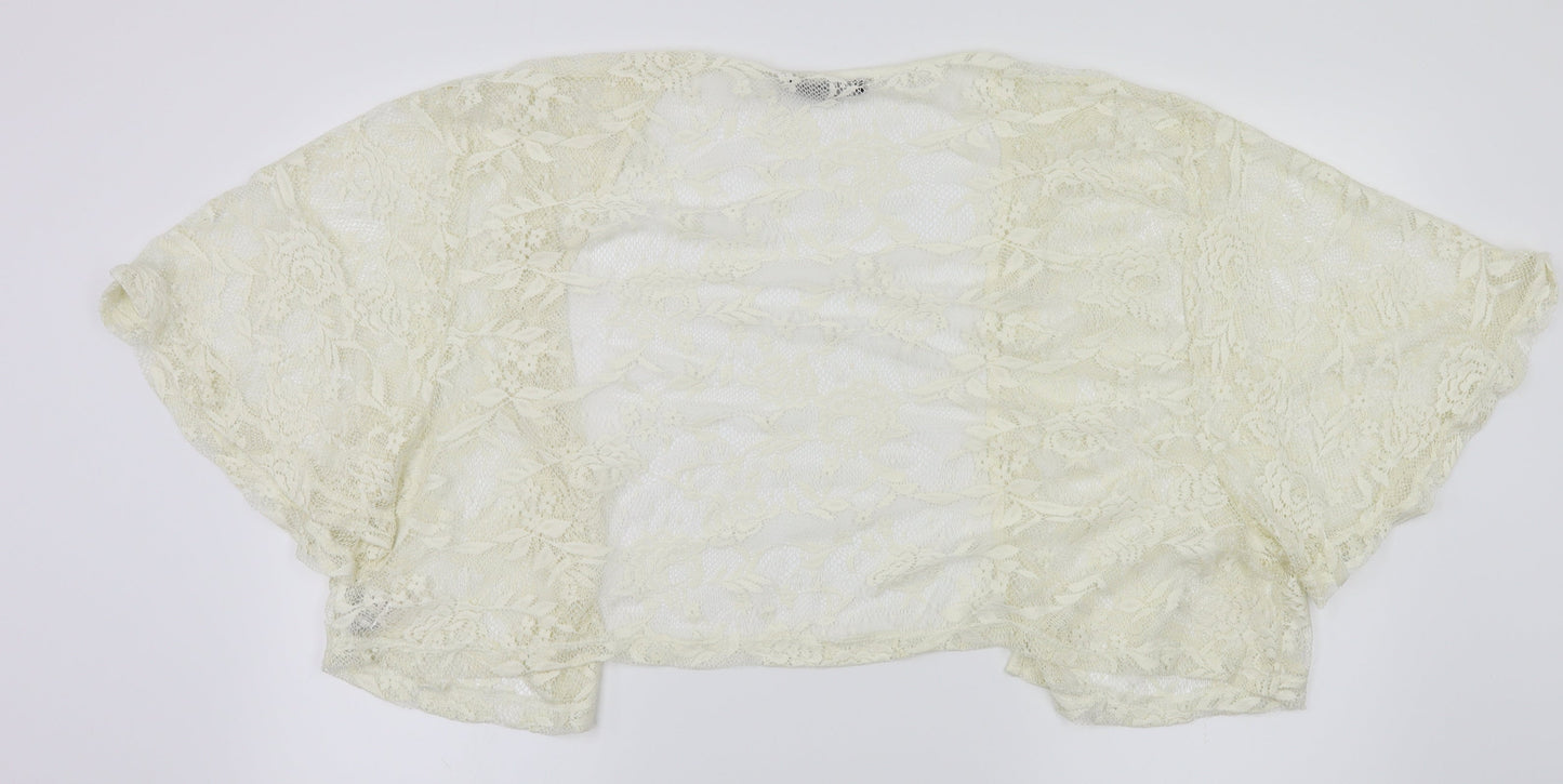 Primark Womens Ivory   Cardigan Jumper Size 6