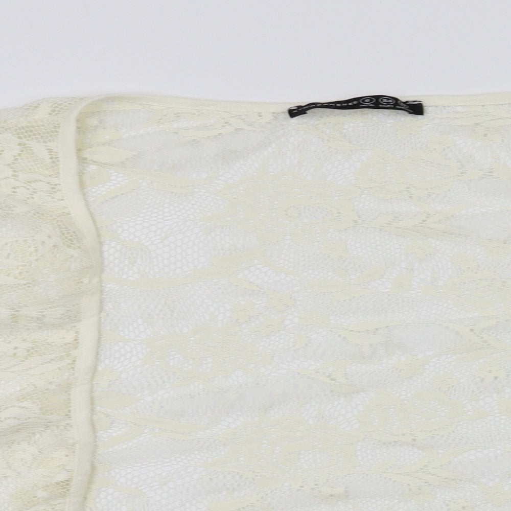 Primark Womens Ivory   Cardigan Jumper Size 6