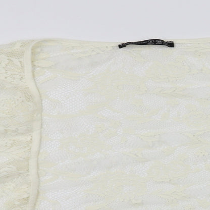 Primark Womens Ivory   Cardigan Jumper Size 6