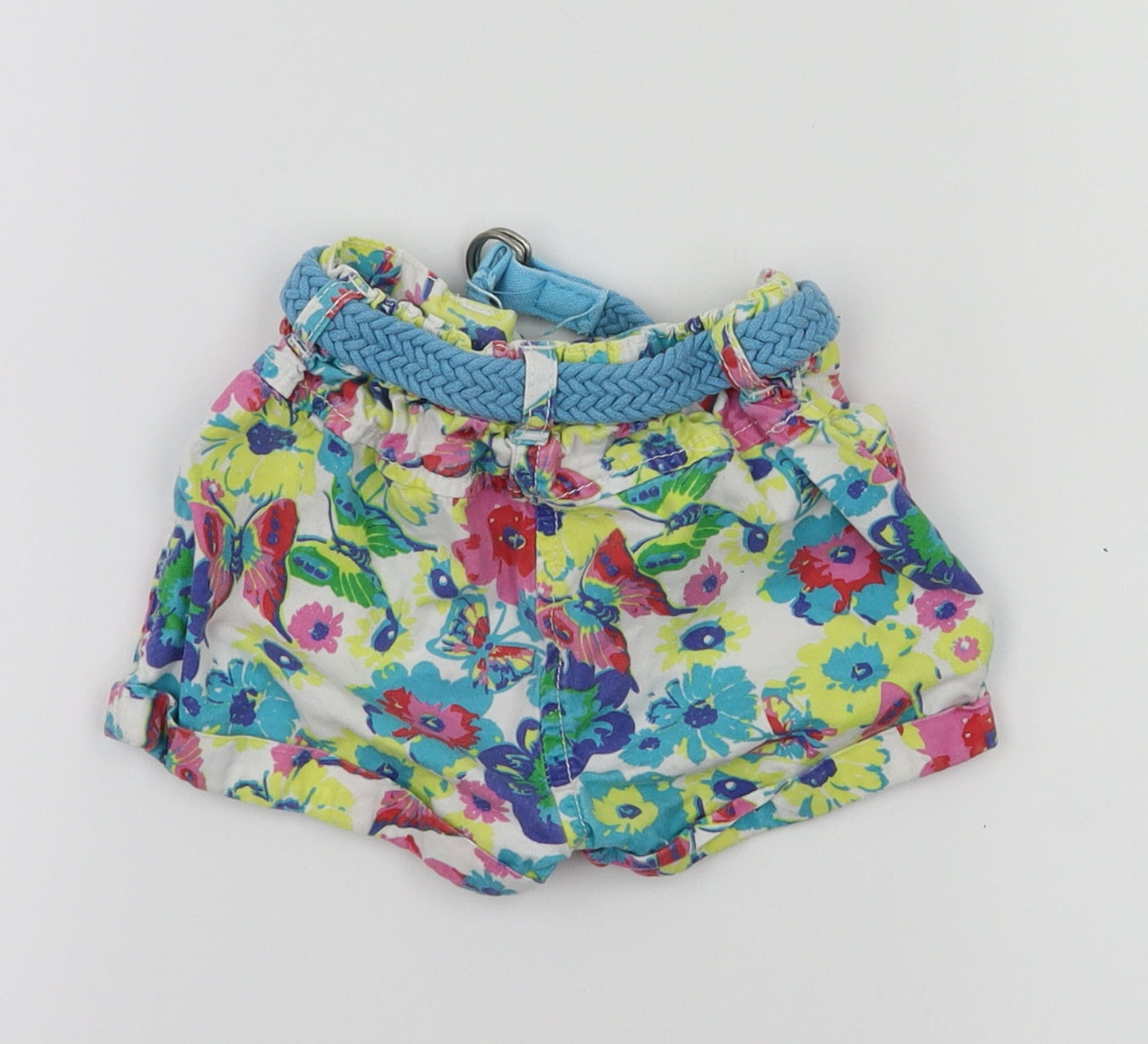 Matalan Girls Multicoloured Floral  Capri Trousers Size 12-18 Months