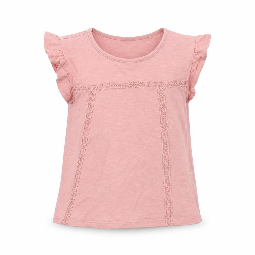 Tu Girls Orange   Basic T-Shirt Size 7 Years