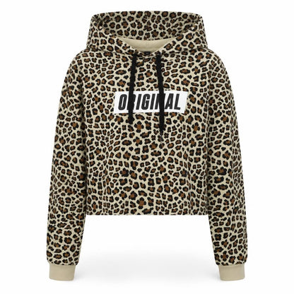 H&M Womens Brown Animal Print  Pullover Jumper Size M