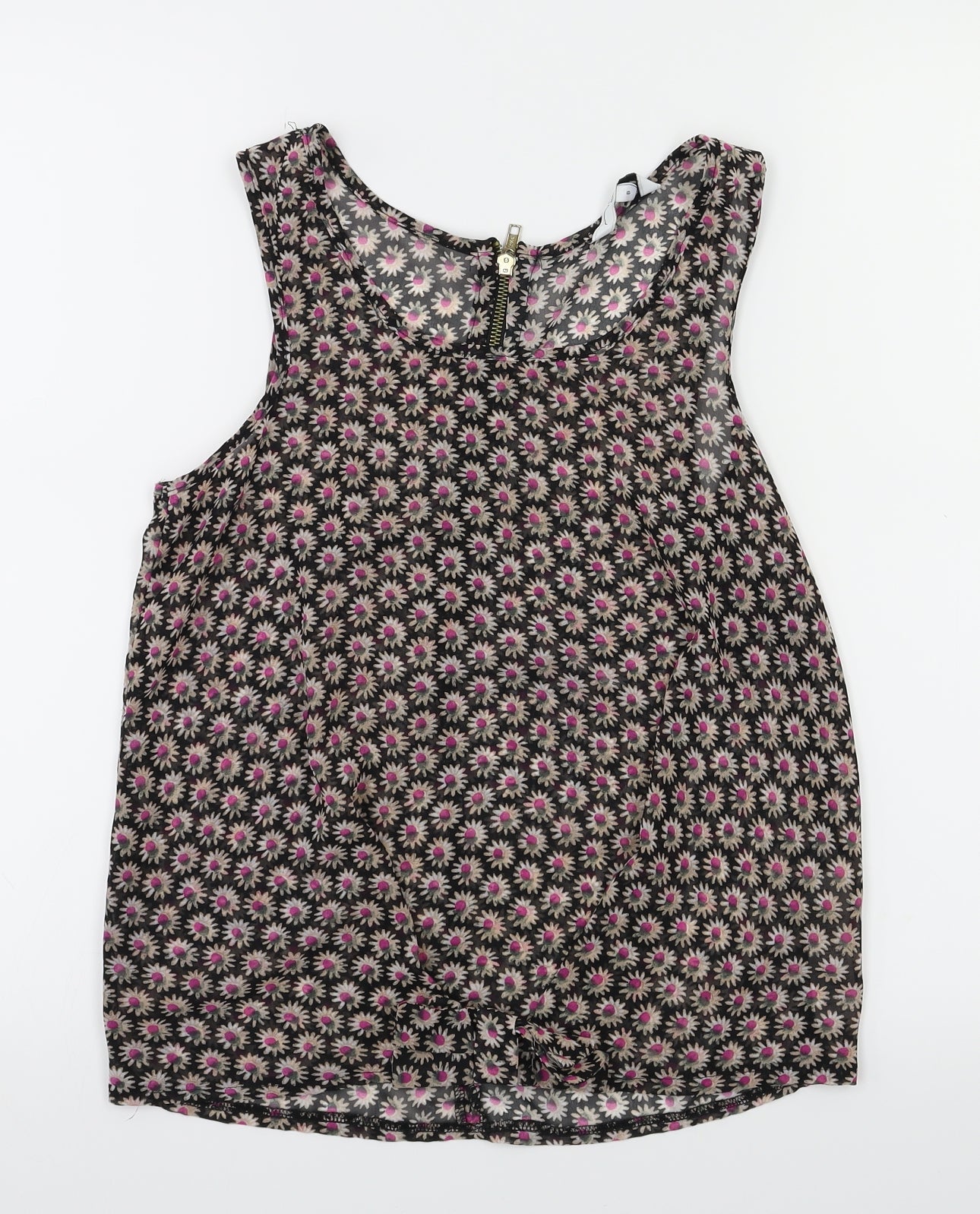 Womens UK Size 8 new look Multicoloured Basic Blouse