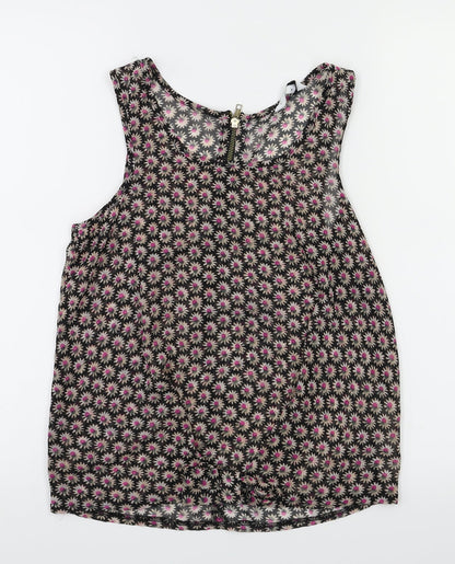 Womens UK Size 8 new look Multicoloured Basic Blouse