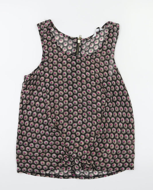 Womens UK Size 8 new look Multicoloured Basic Blouse