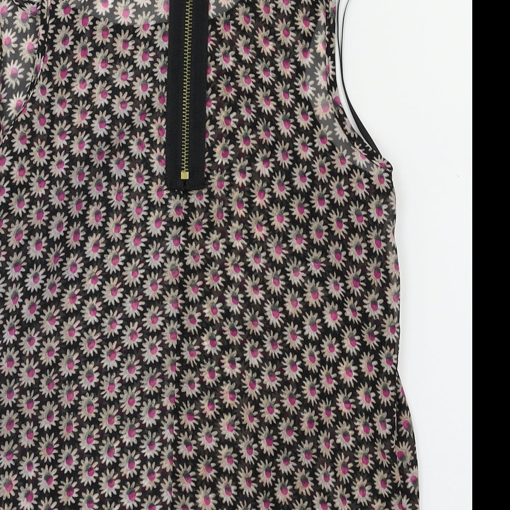 Womens UK Size 8 new look Multicoloured Basic Blouse
