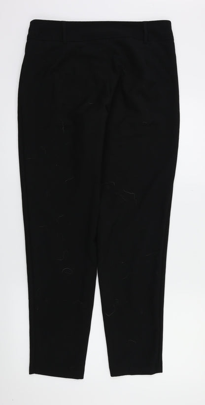 next  Womens Black   Trousers  Size 10 L29 in