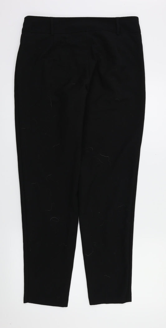 next  Womens Black   Trousers  Size 10 L29 in