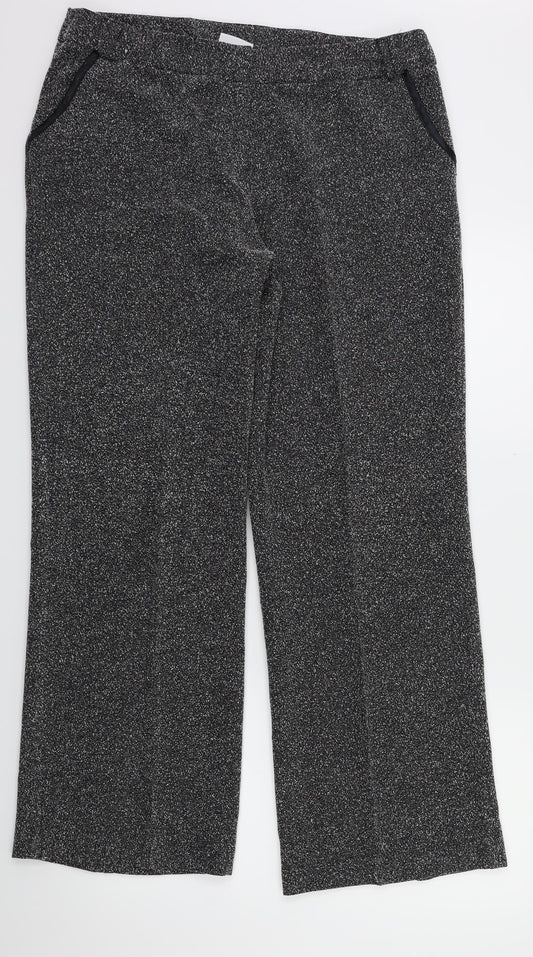 editions Womens Grey   Trousers  Size 16 L30 in