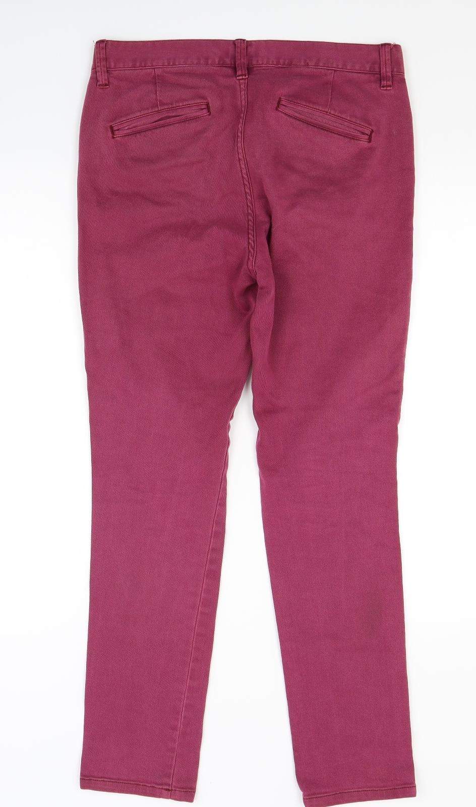 ASOS Womens Red  Denim Skinny Jeans Size 30 in L28 in