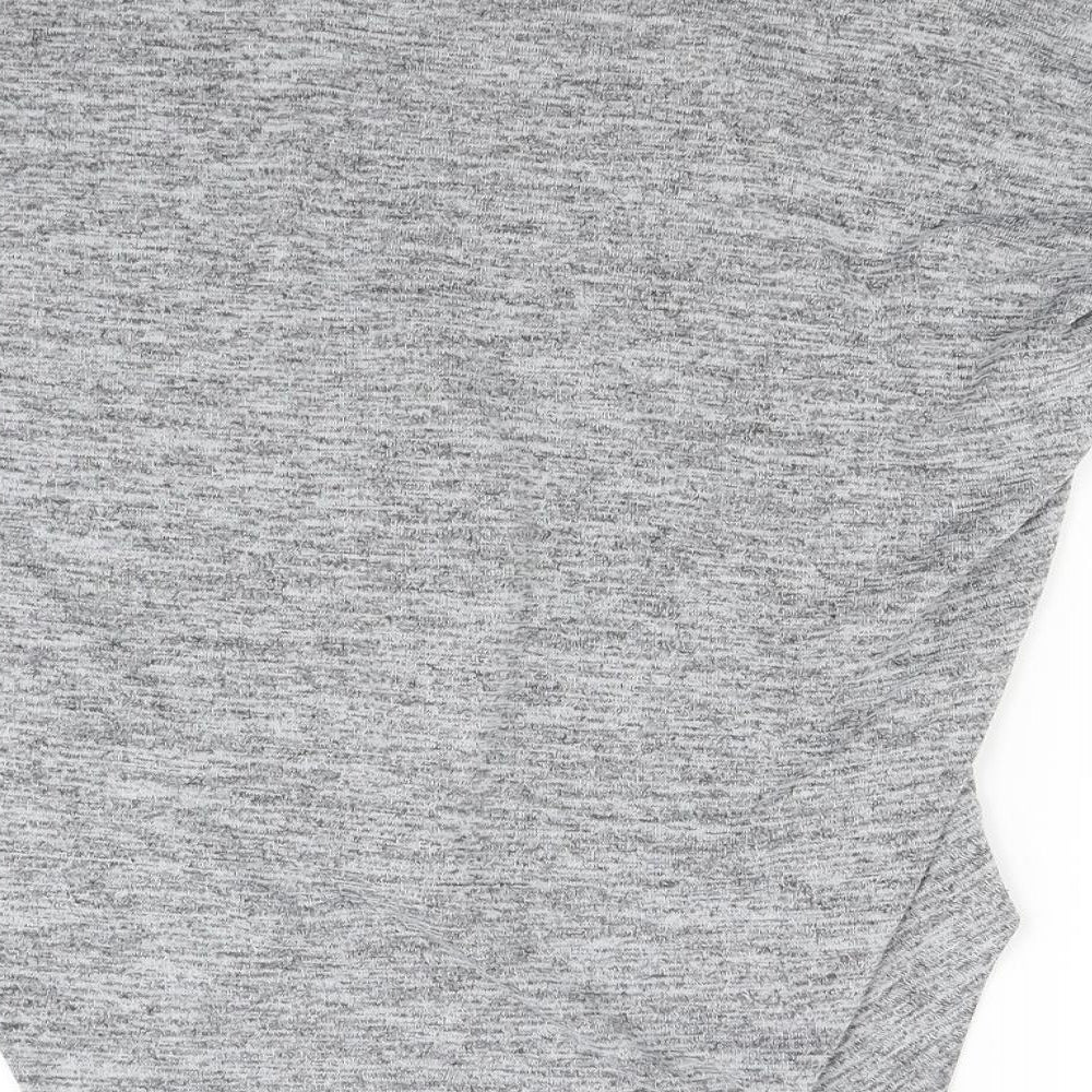 New Look Womens Grey  Knit Pullover Jumper Size S  - Open Shoulders