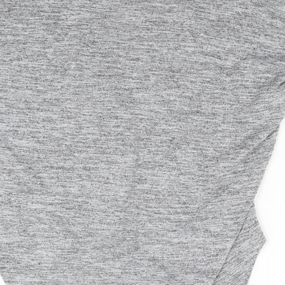 New Look Womens Grey  Knit Pullover Jumper Size S  - Open Shoulders