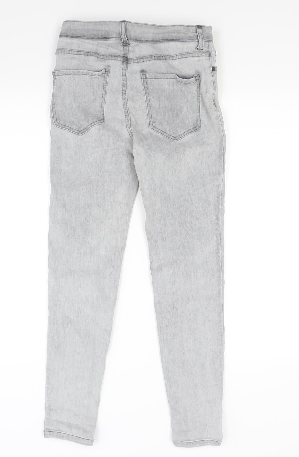 FOREVER 21 Womens Grey  Denim Skinny Jeans Size 26 in L25 in