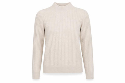 Marks & Spencer Womens Beige  Knit Pullover Jumper Size 10