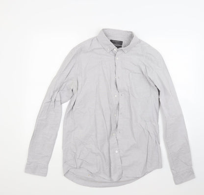 Primark Mens Grey    Button-Up Size L