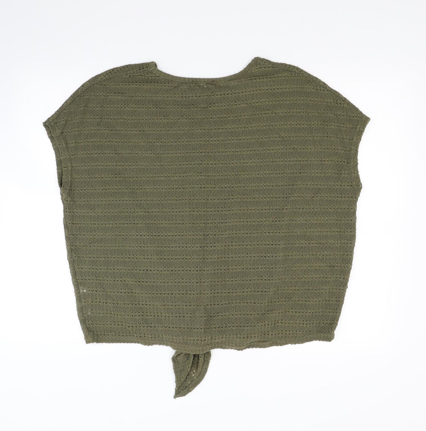 New Look Womens Green  Knit Pullover Jumper Size L
